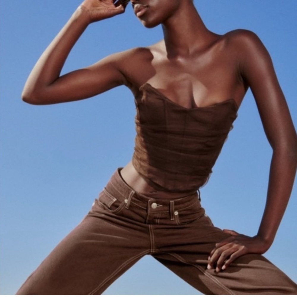 Zara corset top